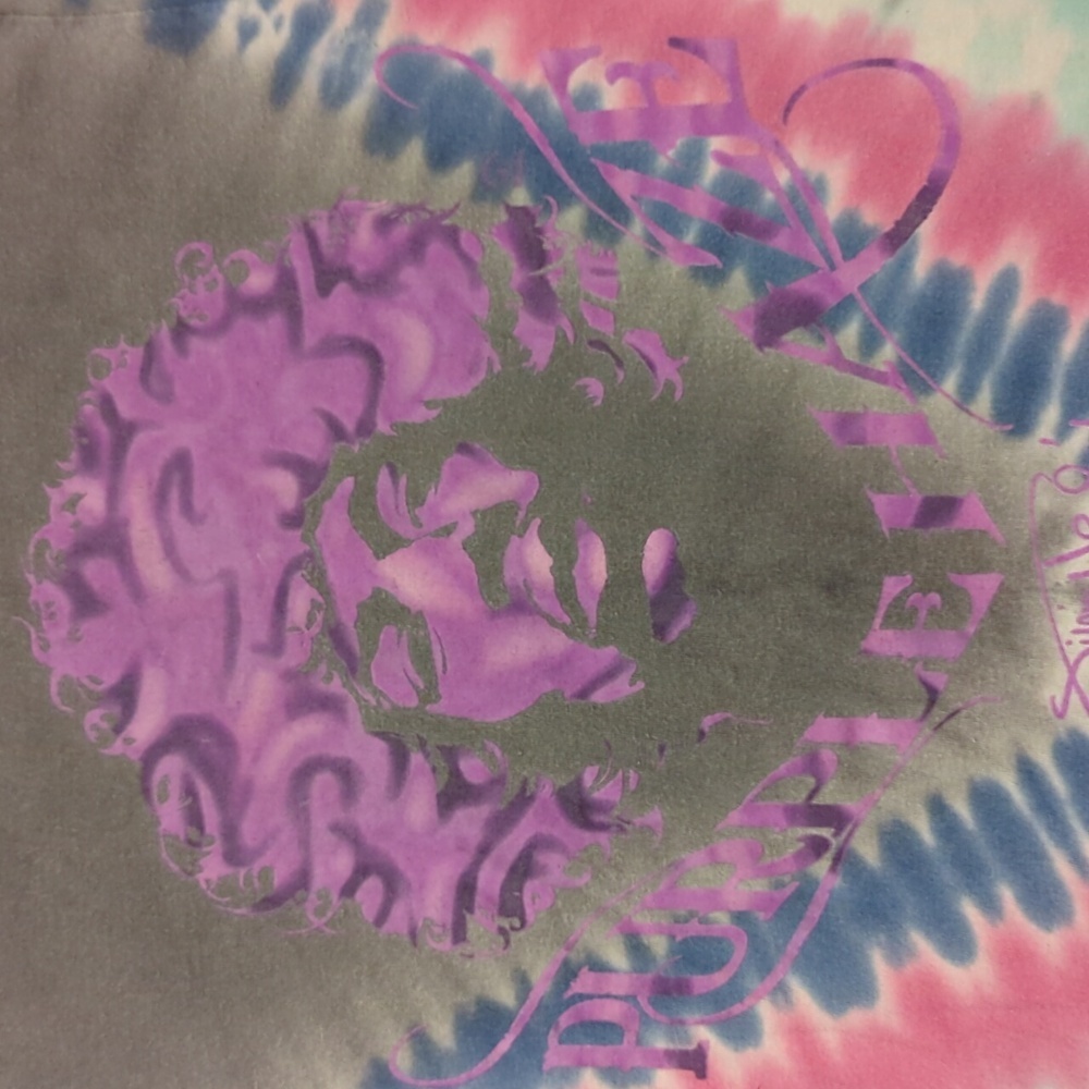Jimi Hendrix Purple Haze tie dye graphic tee